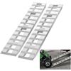 VEVOR Rampa Carico in Alluminio 2 Pezzi 183x38 cm, Rampa Portatile,di Accesso con Capacità Carico 2721,6 kg per Moto, Fuoristrada, Rimorchio, ATV, UTV, Trattore, Tosaerba, Rampa per Trasporto