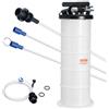 VEVOR Estrattore di Fluidi Pompa a Vuoto di Aspirazione per Cambio Olio di Motore Pneumatico/Manuale Capienza max. 6,5L, Estrattore per Cambio Olio Pompa a Vuoto Kit Evacuazione dei Fluidi per Auto