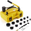 VEVOR Kit di Punzonatrice Idraulica per Perforazione con 6 Dadi 1,27cm-5,08cm