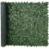 VEVOR Recinzione per privacy siepe da giardino 1500 x 2490 mm, Recinzione per privacy dell'edera con supporto in rete, Siepe artificiale con foglie decorazione per giardino, cortile, balcone