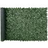 VEVOR Recinto per privacy edera 1,5 x 3 m, Schermo verde artificiale recinto di edera supporto in rete connessione rinforzata, Siepe artificiale foglie decorazione per giardino cortile Balcone