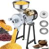 VEVOR Mulino Elettrico per Cereali, Macina Spezie 3000 W, Mulino per Mais con Imbuto, Macchina per Polvere Spessore Regolabile, Mulino per Cereali per Farina Impieghi Gravosi, Macina a Secco o Umido