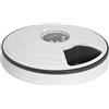 PawHut Distributore Automatico Cibo Cani e Gatti, 6 Pasti Ciotole con Timer e Display LED a Batterie con Musica, Bianco | Aosom