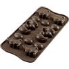 silikomart | SCG05 Stampo in Silicone per Cioccolatini EASTER | Confezione da 1 Stampo per Dolci, Antiaderente, 30 x 43 mm, h 16 mm, Stampo Papera, Coniglio e Uovo Pasquale, Easy Choc