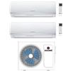 Kosami Climatizzatore Condizionatore Kosami Venus Wifi Opzionale* R32 Dual Split Inverter 12000 + 12000 BTU con U.E. 18-2 Classe A++/A+