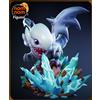 NOMNOM Drago bianco occhi blu YU GI OH! Kit Modellino in Resina