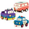 B. toys - Mini Wheeee-ls! - Furgone, camioncino, auto della polizia - Furgone, camioncino, auto della polizia - Veicoli giocattolo per bambini e ragazzi - 1 anno +