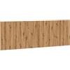 vidaXL Testiera a Parete Legno Artigianale 240x1,5x80 cm in Truciolato, testiera, Testata Letto, Testata, testiera Camera da Letto