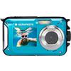 AgfaPhoto AGFA Photo Realishot WP8000 - Fotocamera Digitale Impermeabile, 24 MP, Video Full HD, Doppio Schermo LCD, Zoom Digitale 16x, Stabilizzatore Digitale, Batteria al Litio - Blu