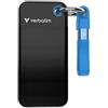 Verbatim Pocket SSD 2 TB USB tipo-C 3.2 Gen 2 (3.1 Gen 2) Nero, Blu