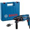 Bosch Professional Martello perforatore GBH 2-21 D Bosch Professional (con SDS plus, incl. mandrino autoserrante, impugnatura supplementare, panno, asta di profondità, in valigetta)
