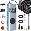 HYCHIKA BETTER TOOLS FOR BETTER LIFE HYCHIKA Compressore Aria Portatile 12V, 6000mAh 150PSI Mini Compressore Portatile, Gonfiatore Gomme Auto con Schermo LCD Digitale, Pompa per Bicicletta, Auto, Moto, Monopattino, Palloni