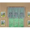 Today's Curtain Emelia Original - Inserto a ventaglio in voile, colore: grigio, 76,2 x 101,6 cm (lunghezza x larghezza)