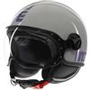 Momo design Casco Moto Jet Momo Design FGTR CLASSIC Mono Flip Blu Fucsia