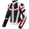 Clover Giacca Moto Donna Clover RAINJET 3 LADY WP Rosso Bianco Nero