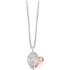 ENGELSRUFER Collana con ciondolo Donna acciaio_inossidabile - ERN-LILHEARTWING-BI
