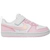 NIKE COURT BOROUGH LOW RECRAFT (PS) BIANCO/ROSA