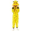 Pokémon Onesie Boys Pikachu Yellow 3D Orecchie per Bambini Tutto in Un Pigiama p 13-14 Anni