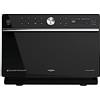 Whirlpool Microonde a libera installazione MWSC 9133 SB Supreme Chef Termoventilato combinato con grill + vapore, 33 litri, Tecnologia 6° senso, piatto girevole