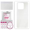 apgo BACK SKIN Film Pellicola protettiva Protezione Posteriore per Xiaomi Redmi 10C, skin sticker film foil vinyl Matte Transparent