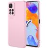 SEAHAI Cover per Xiaomi Redmi Note 10 PRO 4G, [Militare Anti-Caduta] Silicone Ultra Sottile Stile Fresco Custodia, con Metallo Magnetico Supporto e Protezione Fotocamera - Oro Rosa