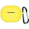 GMUJIAO Custodia per Xaiomi Redmi Buds 3 Lite,Silicone Liquido Custodia,Xaiomi Redmi Buds 3 Lite Custodia Protettiva,Custodia Protettiva in Silicone[Antiurto]-Giallo