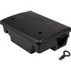 Windhager Scatola per topi e topi 2 in 1, trappola per topi e ratti, scatola per esche per topi e topi, facile da catturare, per topi e topi, 19 x 25,5 x 10 cm, 05056, nero