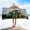 DOTERO Telo mare per trattore, 100 x 200 cm, in microfibra stampata, per bambini, ragazzi, ragazzi, adulti, spiaggia, campeggio (4,80 x 160 cm)