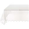 Blanc Mariclò' Tovaglia in Pizzo 12 posti Attesa Poliestere Bianco 150x280 cm