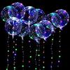 Hileyu palloncino luminosi 10 confezioni LED Luci natalizie Bobo con luci 10 piedi a elio per compleanno, matrimonio Decorazione natalizia multicolore