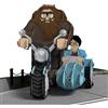 Cardology - Biglietto di auguri pop-up per il compleanno di Hagrid di Harry Potter | Prodotti di Harry Potter Hagrid, biglietti e regali 3D Hagrid | licenza ufficiale