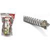 Fischer Big Pack Duopower 6 X 30 Mm, 240 Tasselli Universali Per Ogni Tipo Di Muro, Cartongesso & D-Sdx Punta Trapano 6 Mm Cilindrica A Quattro Taglienti, Per Muro Calcestruzzo E Pietra