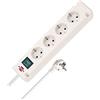 Brennenstuhl BS-1150650124-Tomas mult.Bremounta 1,5m4T Blan