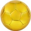 Linkidea Pallone da calcio taglia 5 color oro, misura ufficiale da gara, pallone da calcio dorato, idea regalo per calcio freestyle e giocoleria