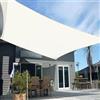 HENG FENG Tenda a Vela Rettangolare HDPE 4x6m Vela Ombreggiante Parasole Traspirante e Protezione Solare Raggi UV per Esterno Giardino Terrazza Colore Beige