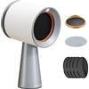 INNOV'AIR Cappa da cucina aspirante 180 m³/h portatile, 3 velocità silenziosa con filtri a carbone, mini cappa portatile per cucina senza scarico ed esterno