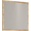trendteam smart living - Esteban - Specchio da parete - rovere - specchio appendiabiti con cornice color rovere (larghezza x altezza x profondità) 80 x 70 x 2 cm - versatile