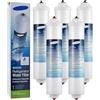 FLJVEZPJ Sostituisci Il Purificatore D'acqua Del Frigorifero, Compatibile Con Samsung, DA29-10105J, Compatibile Con HAFEX, EXP WSF-100 Pure, Compatibile Con LG, 5231JA2010B, Compatibile Con GE GXRTQR(5pcs)