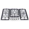 SUBKUDY Piano cottura Gas Sgabello 5 Luci Cucina Interna Per Gas Propano Piano Cottura Stufa Incassabile Gas Naturale per Cucina RVs Campeggio