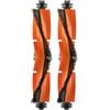 CHAIN PEAK (2 Pezzi) X20+ Spazzole a rullo di Ricambio Compatibili con Xiaomi X20+/ X20 Plus/ 1S/ S20 plus/ S20+/ X10+/ X20 pro, kit di Accessori per Spazzola a Rullo Principale