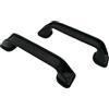 CR-MOESANCO Set di 2 Maniglie di Manovra per Rimorchi Roulotte o Barche, Impugnature per Mobili, Colore Nero, Distanza tra i Fori 145 mm, Termoplastica Resistente ai Raggi UV