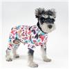 Vivi Bear Canottiera per Cani Adorabile Motivo d'amore per Cani e Gatti di Piccola Taglia, Simpatica Maglietta per Cani a Quattro Zampe, Tuta Traspirante per Cuccioli Che Dormono Costume Estivo per Animali, XL