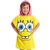 Get Trend SpongeBob Squarepants Asciugamani Bagno Telo Mare con Cappuccio per Bambini Ragazzi Asciugamano Cotone per Spiaggia Bagno Nuoto (Multicolori SpongeBob, 9-14 Anni)