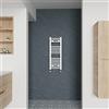 Warmehaus Scaldasalviette da bagno diritto bianco stile scala riscaldamento centralizzato 800x300mm