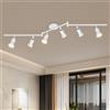 Dehobo Faretti LED da Soffitto Orientabili con 6 Luci Lampadario da Soffitto Moderna