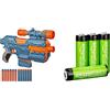 Hasbro Nerf Elite 2.0-Phoenix CS-6, E9961EU4, 4 batterie AA & Amazon Basics - Batterie AA ricaricabili, pre-caricate, confezione da 4 (l'aspetto potrebbe variare dall'immagine)