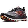 BROOKS Cascadia 18 GTX, Sneaker Uomo, Perla annerita/Nero/Pomodoro, 45.5 EU