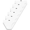 nicoit IRGE Mutande Uomo Slip e Mutande Cotone in Cotone 100% - Intimo Uomo Confortevole e Traspirante, Briefs Pacco da 6 (IT, Testo, 3XL, Regular, Regular, 6, Bianco)