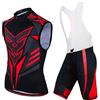 Mydawan Abbigliamento Ciclismo Uomo Completo Bici MTB Estivo,Tuta Ciclista Maglietta da Ciclo Senza Maniche Gilet e Salopette Pantaloncini con 9D Gel Imbottiti,Maglia Bicicletta Asciugatura Rapida(2,XL)