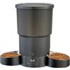 Gimars 5L Distributore Automatico Cibo Gatti 2 Ciotole in Acciaio Inossidabile, Distribuzione Uniforme, Dispenser Crocchette Gatti e Cani Programmabile da 1-6 Pasti al Giorno, Registrazione Vocale 10s